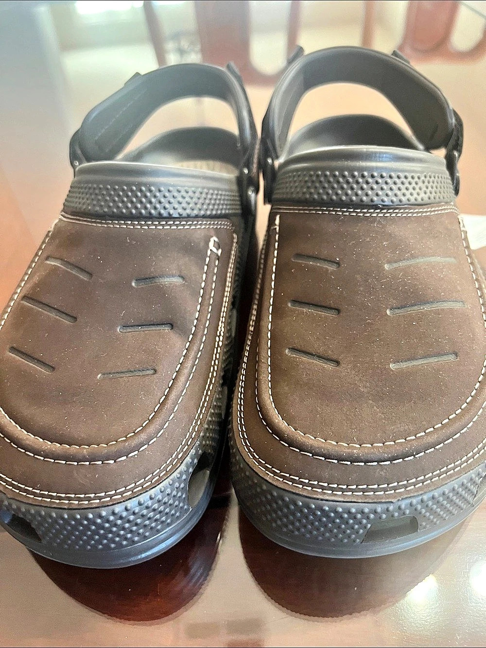 Crocs Yukon Vista II LiteRide Clog Brown & Black US 9